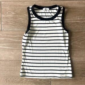 Evereve Striped Sleeveless tank